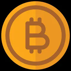 Bitcoin logo.